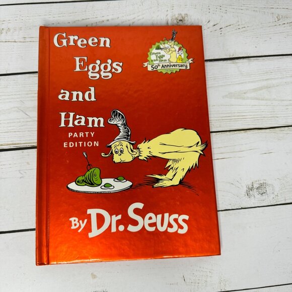 Dr. Seuss Childrens Book Bundle One Fish Two Fish, Hop On Pop, Green Eggs & Ham - Picture 2 of 11